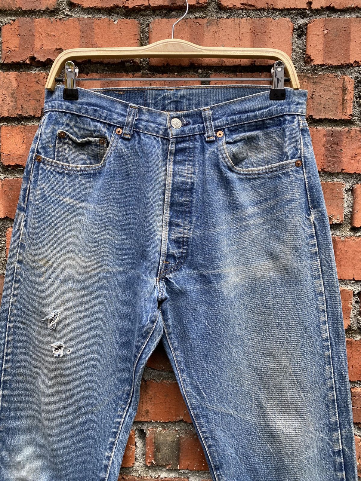 Levi's Vintage Clothing W32x30.5 Vintage levi's 501 made in USA 80s Size US 32 / EU 48 - 4 Thumbnail