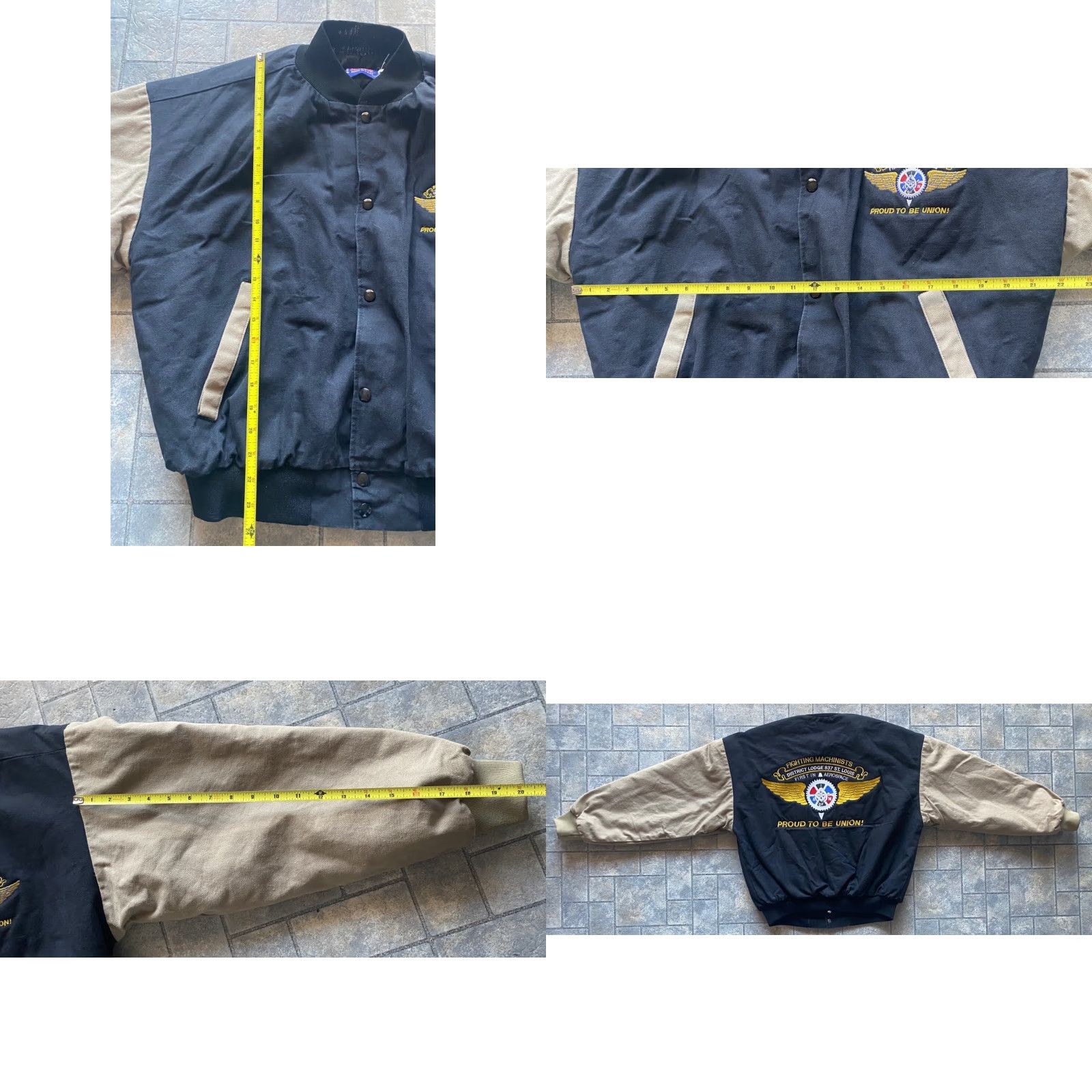 Vintage VINTAGE ASW Jackets Made In USA Mens Medium Fighting Machinists Union Aerospace Jacket Shirt? Size US M / EU 48-50 / 2 - 9 Thumbnail