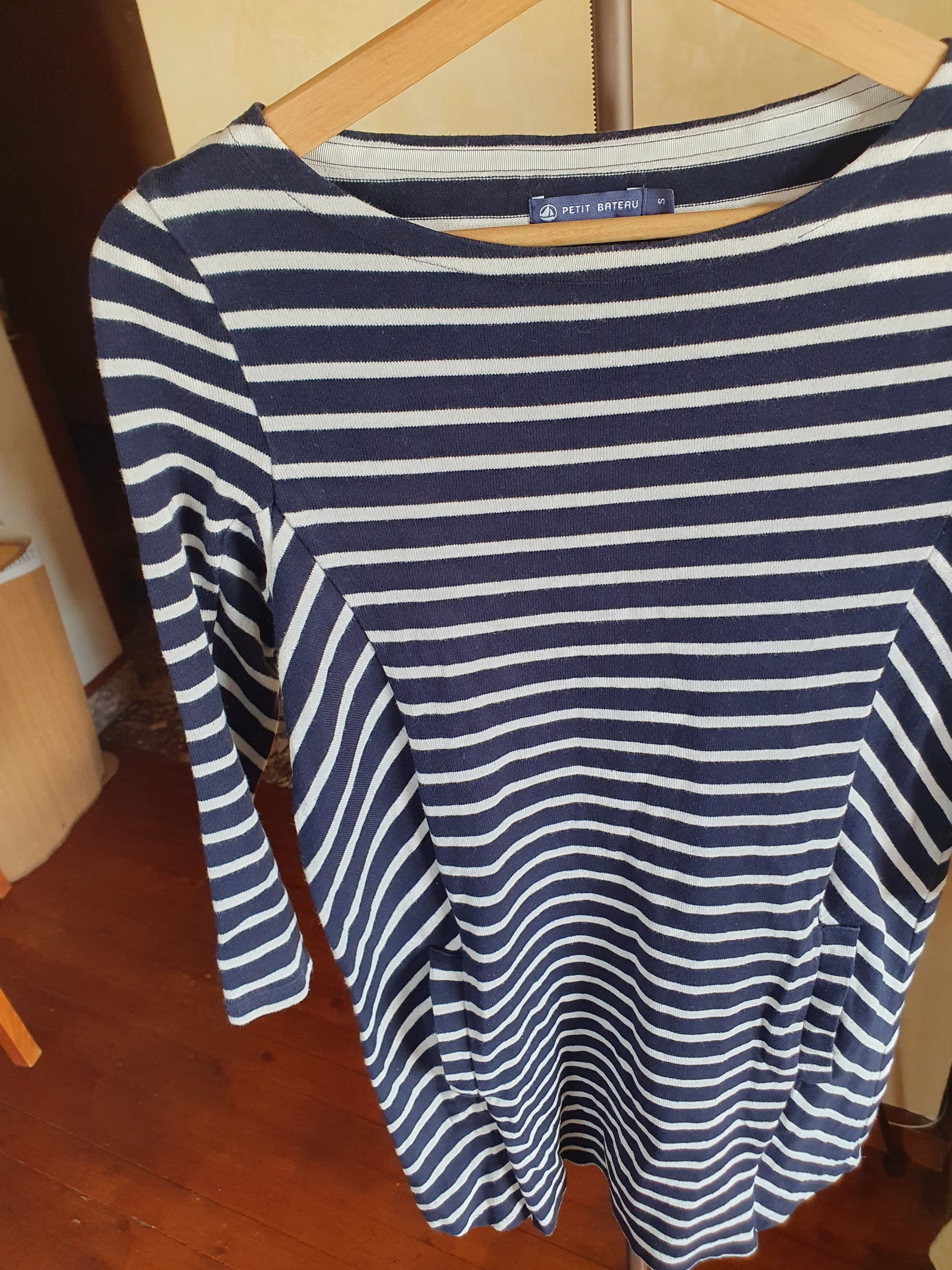 Petit Bateau Petit Bateau Breton Sailor Stripe Dress sz S Size S / US 4 / IT 40 - 6 Thumbnail