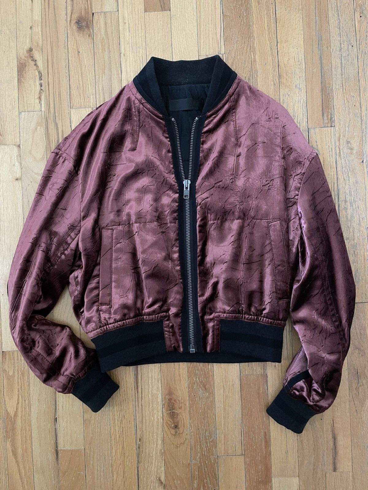 Haider Ackermann Crushed velvet bomber Size US XL / EU 56 / 4 - 1 Thumbnail
