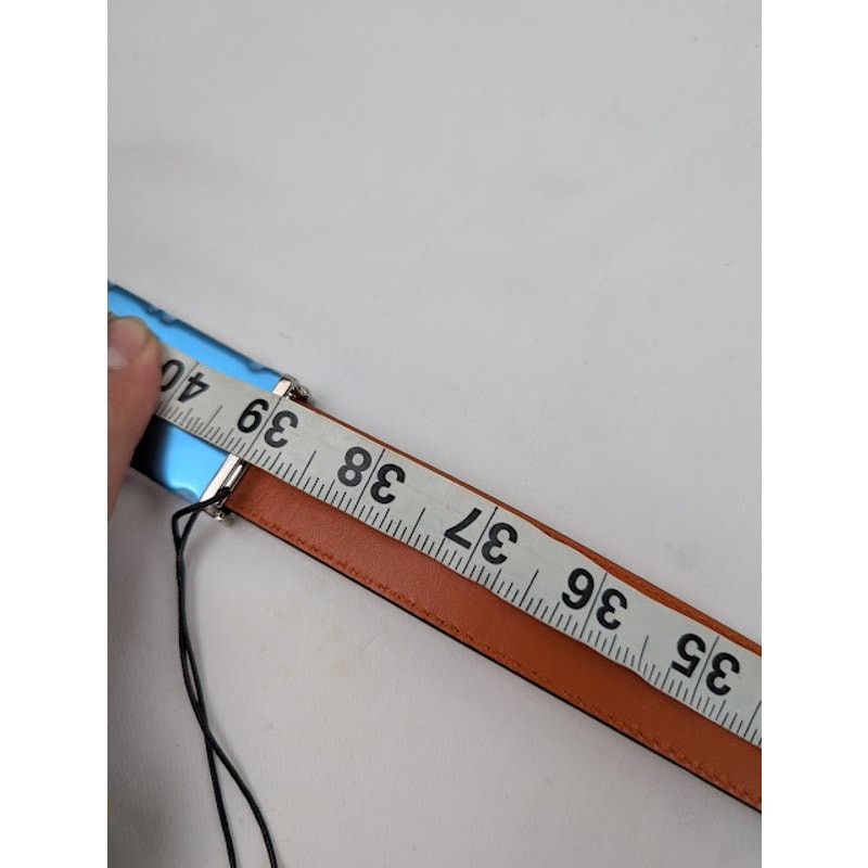 Amiri o1rshd1 Q:2 / Size: 85 / Pebbled Amiri Belt in Orange Size 34 - 10 Thumbnail