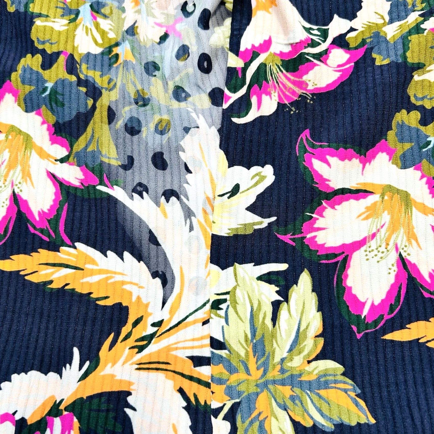 Soft Surroundings Soft Surroundings Flor De Pluma Blouse Top Sleeveless Floral Drape Tank Size 1X Multicolor Women Size XL / US 12-14 / IT 48-50 - 6 Thumbnail