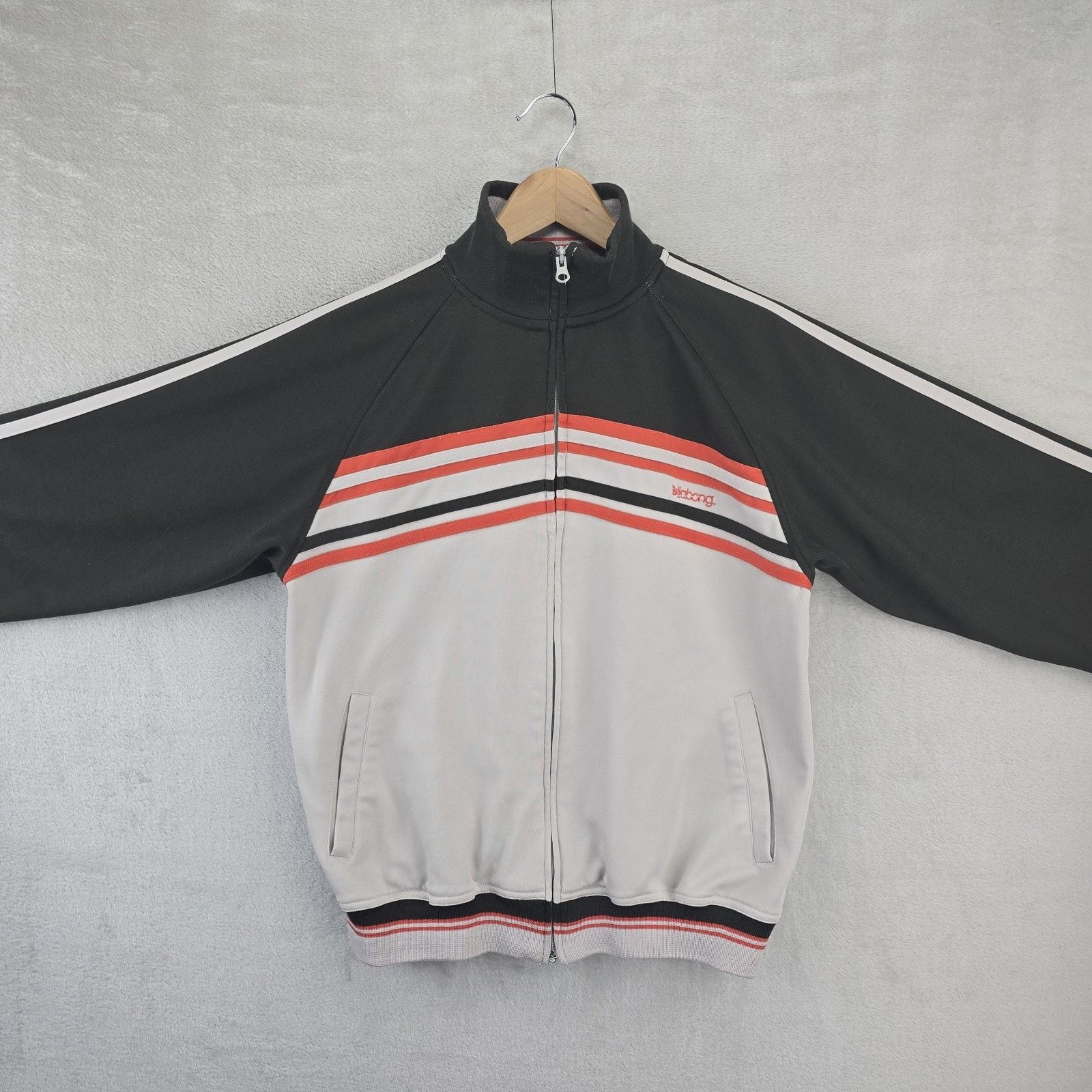 Billabong Vintage Billabong Track Jacket Large Stripe Skater Surf Y2K Size US L / EU 52-54 / 3 - 2 Thumbnail