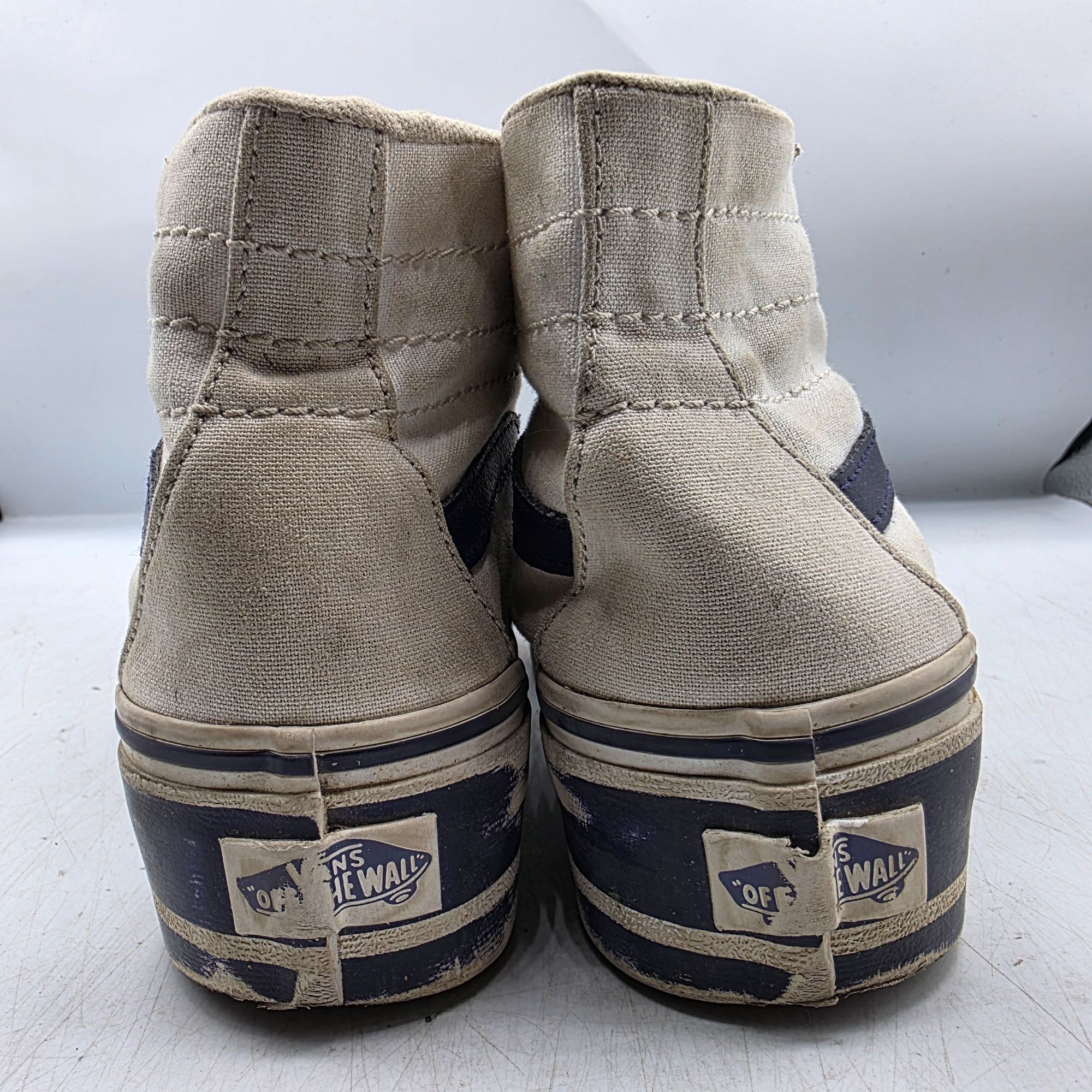 Vans Vans SK8 Hi Tapered Womens Size 5 Stackform Navy True White Size US 5 / IT 35 - 4 Thumbnail