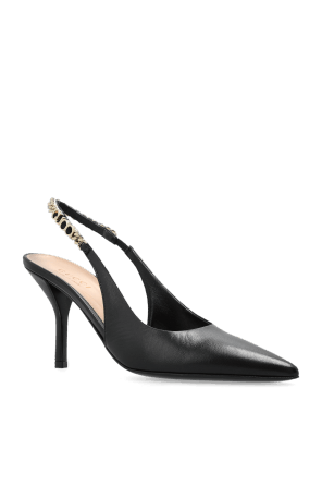 Gucci oc11z0126 Gucci Signoria Slingback Pumps in Black Size US 10.5 / IT 40.5 - 4 Thumbnail