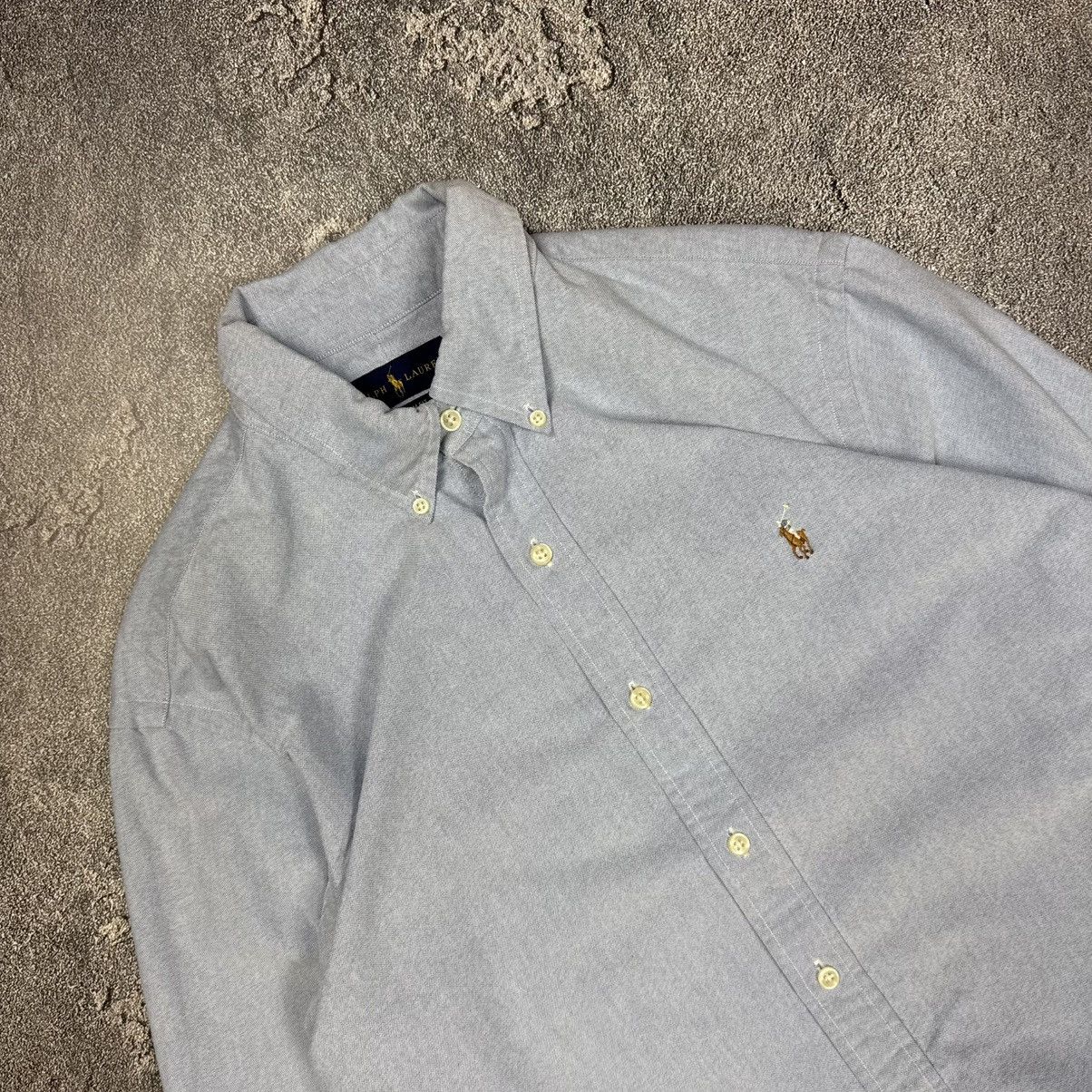 Polo Ralph Lauren Polo Ralph Lauren Mens Shirt Blue Slim Fit Size L Size US L / EU 52-54 / 3 - 5 Thumbnail