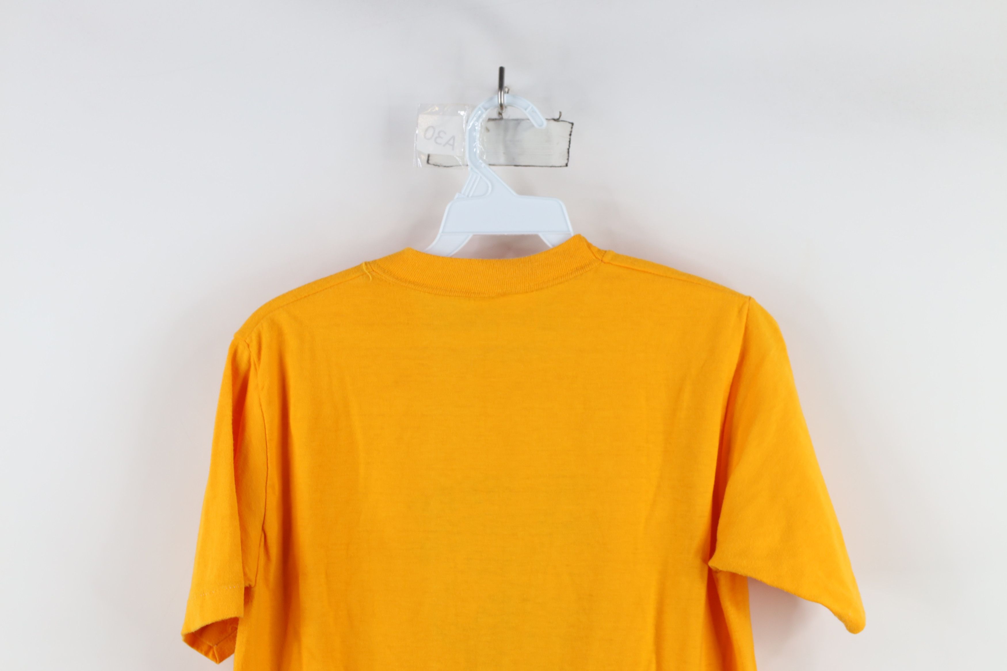 Vintage Vintage 80s High School 20th Reunion T-Shirt Gold USA Size M / US 6-8 / IT 42-44 - 11 Thumbnail
