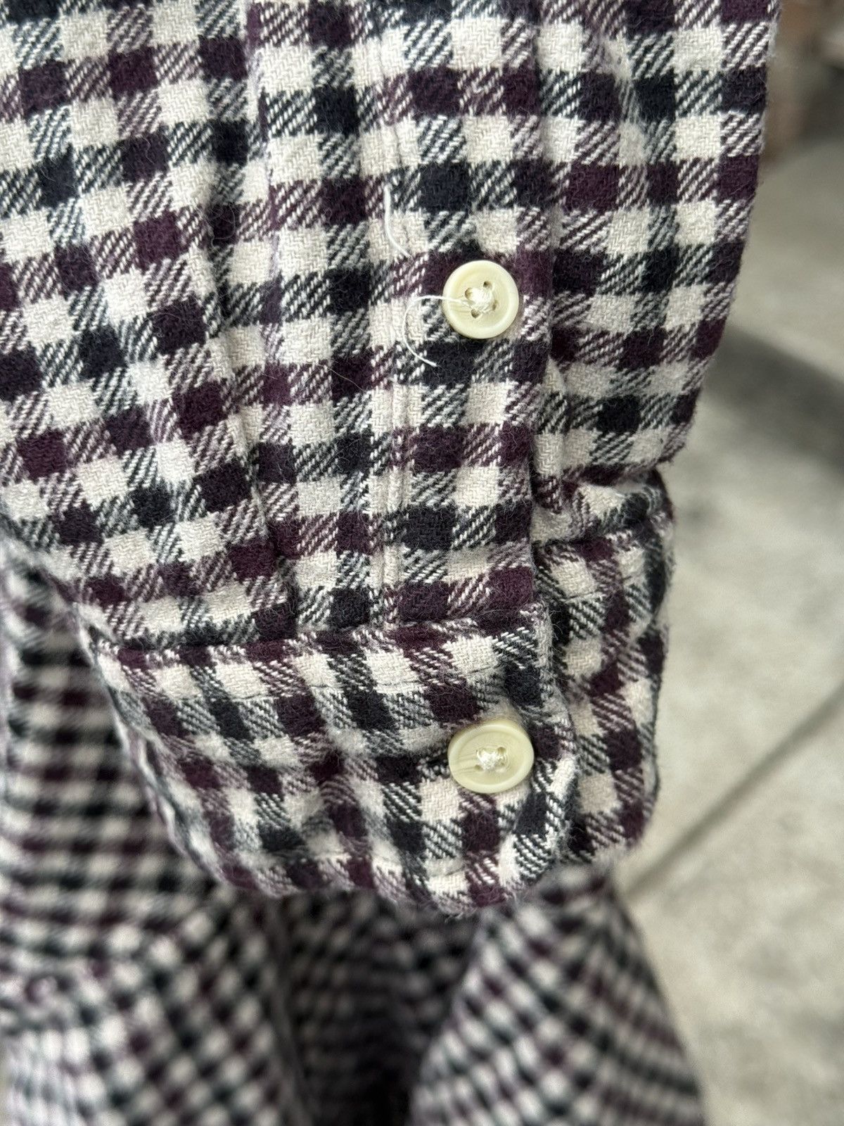 H&M Houndstooth Relaxed Fit Premium Cotton Flannel Shirt Size US M / EU 48-50 / 2 - 6 Thumbnail