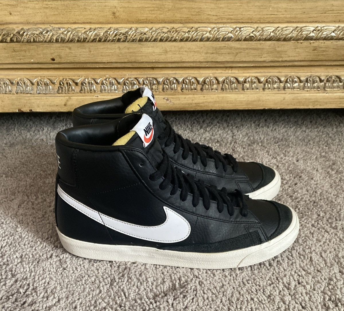 Nike Nike Blazer 77 Mid black vintage leather size 10.5 Size US 10.5 / EU 43-44 - 24 Thumbnail