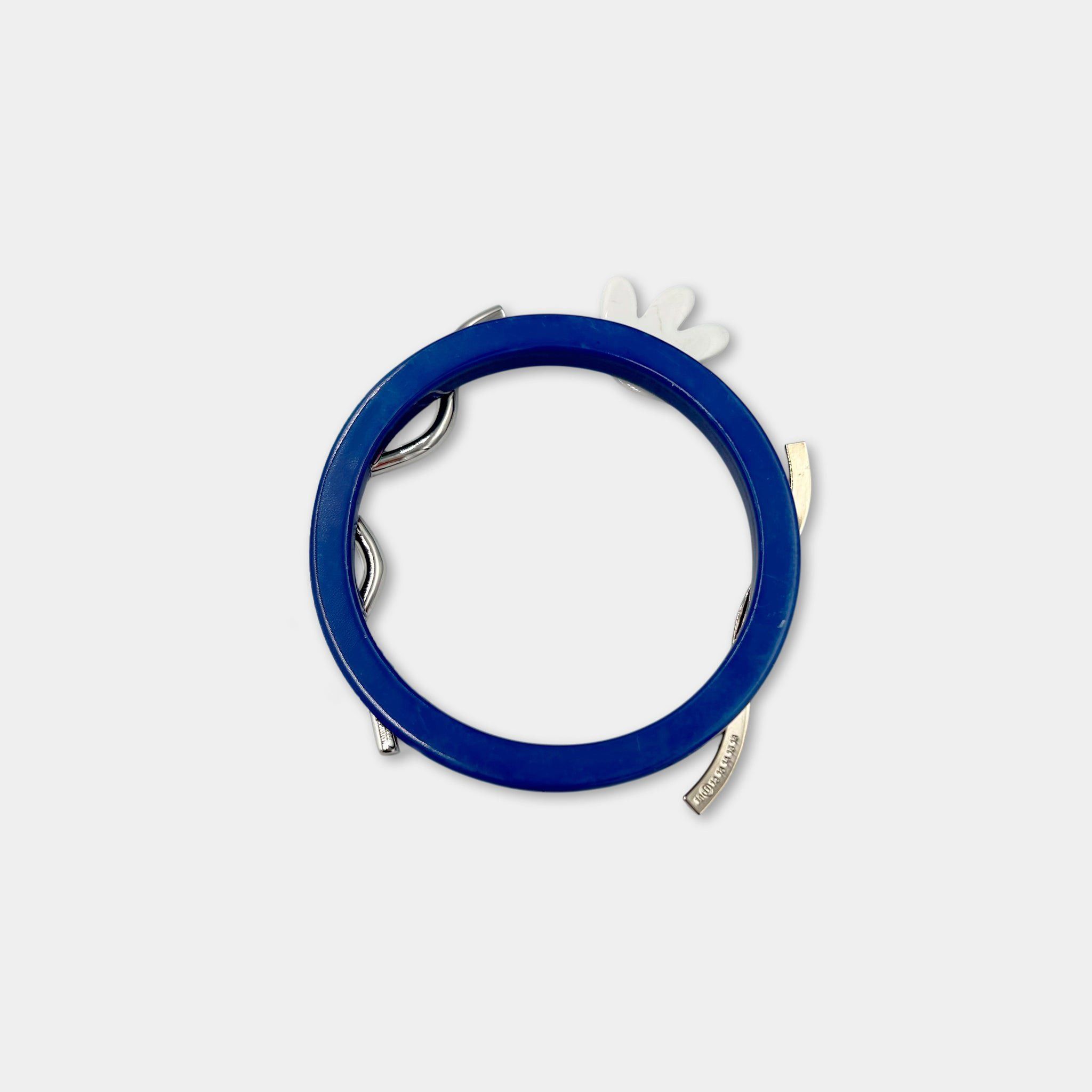 Maison Margiela Maison Margiela MM11 SS10 Geometric Blue Plastic Bracelet Size ONE SIZE - 4 Thumbnail