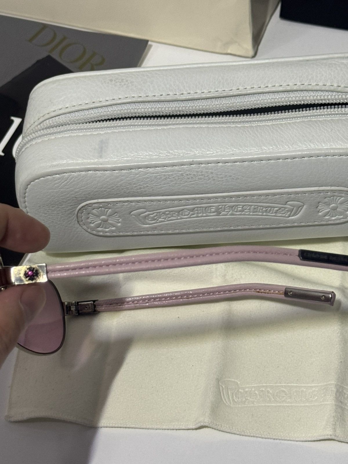 Chrome Hearts ✅Chrome hearts pink glasses Size ONE SIZE - 7 Thumbnail