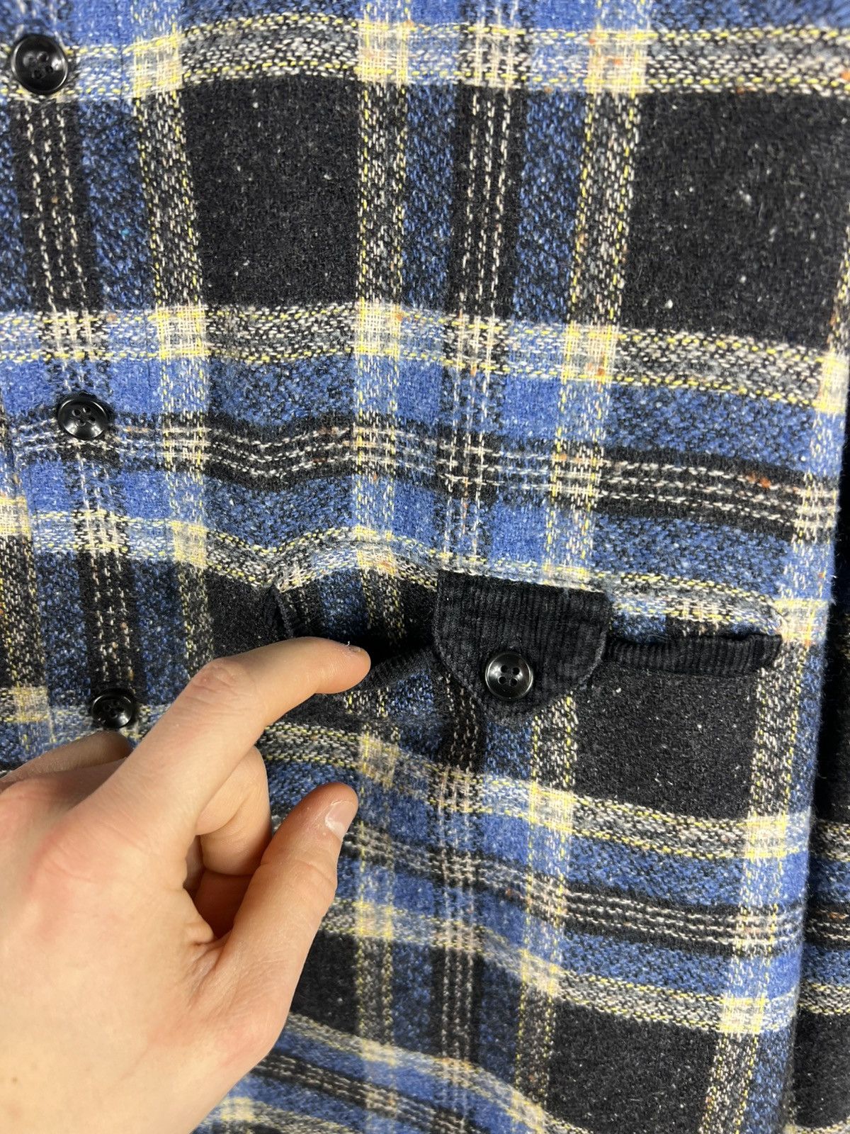 Kapital Vintage 90s Jean Maseric plaid knitted checked shirt retro Size US L / EU 52-54 / 3 - 10 Thumbnail