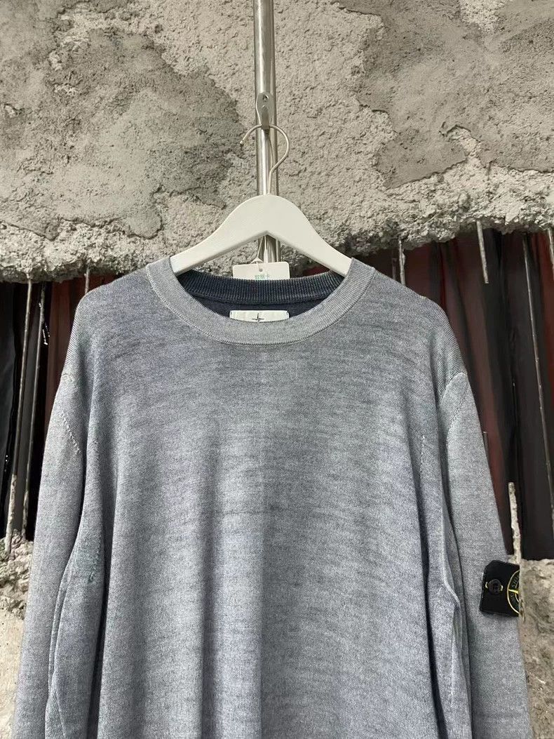 Stone Island Stone Island Gray Sweater -2506 Size US L / EU 52-54 / 3 - 3 Thumbnail