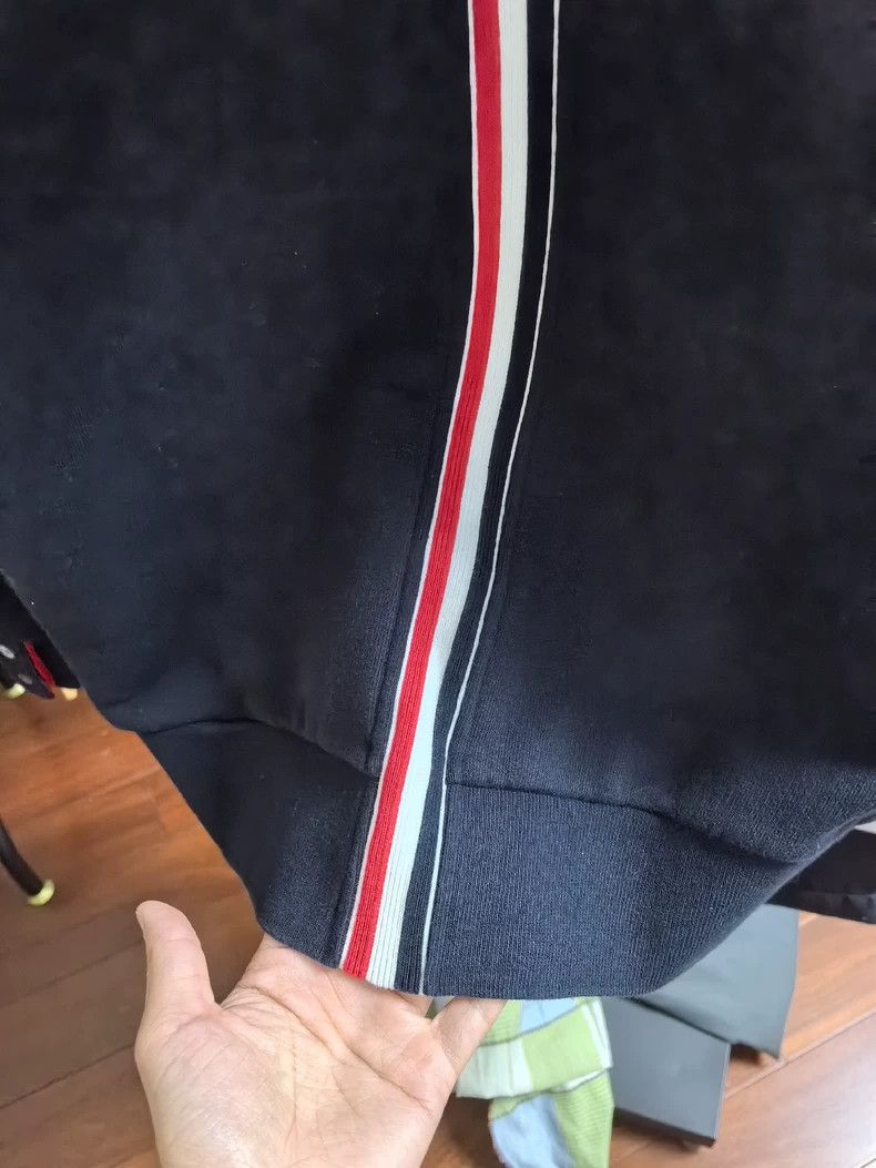 Thom Browne Thom Browne size2 A striped hoodie with a ribbon on the bac Size US M / EU 48-50 / 2 - 2 Thumbnail