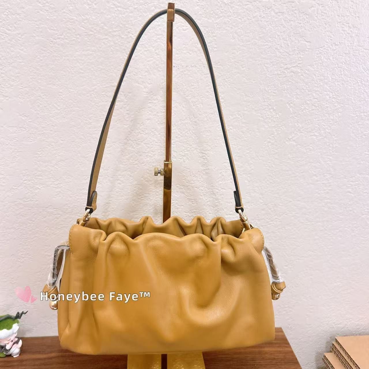 Coach Faye Shoulder Bag With Ruching CV529 Size ONE SIZE - 3 Thumbnail