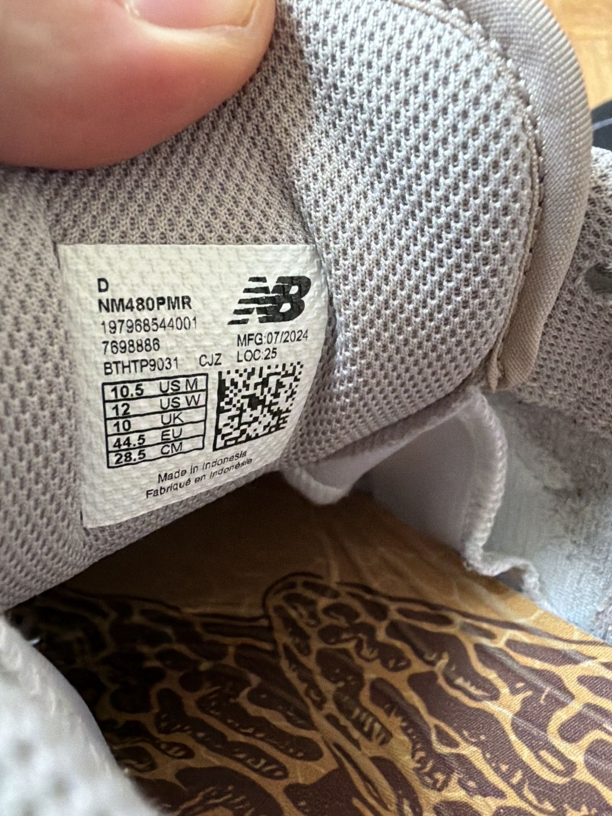 New Balance New Balance x Premier Numeric 480 Size US 10.5 / EU 43-44 - 9 Thumbnail