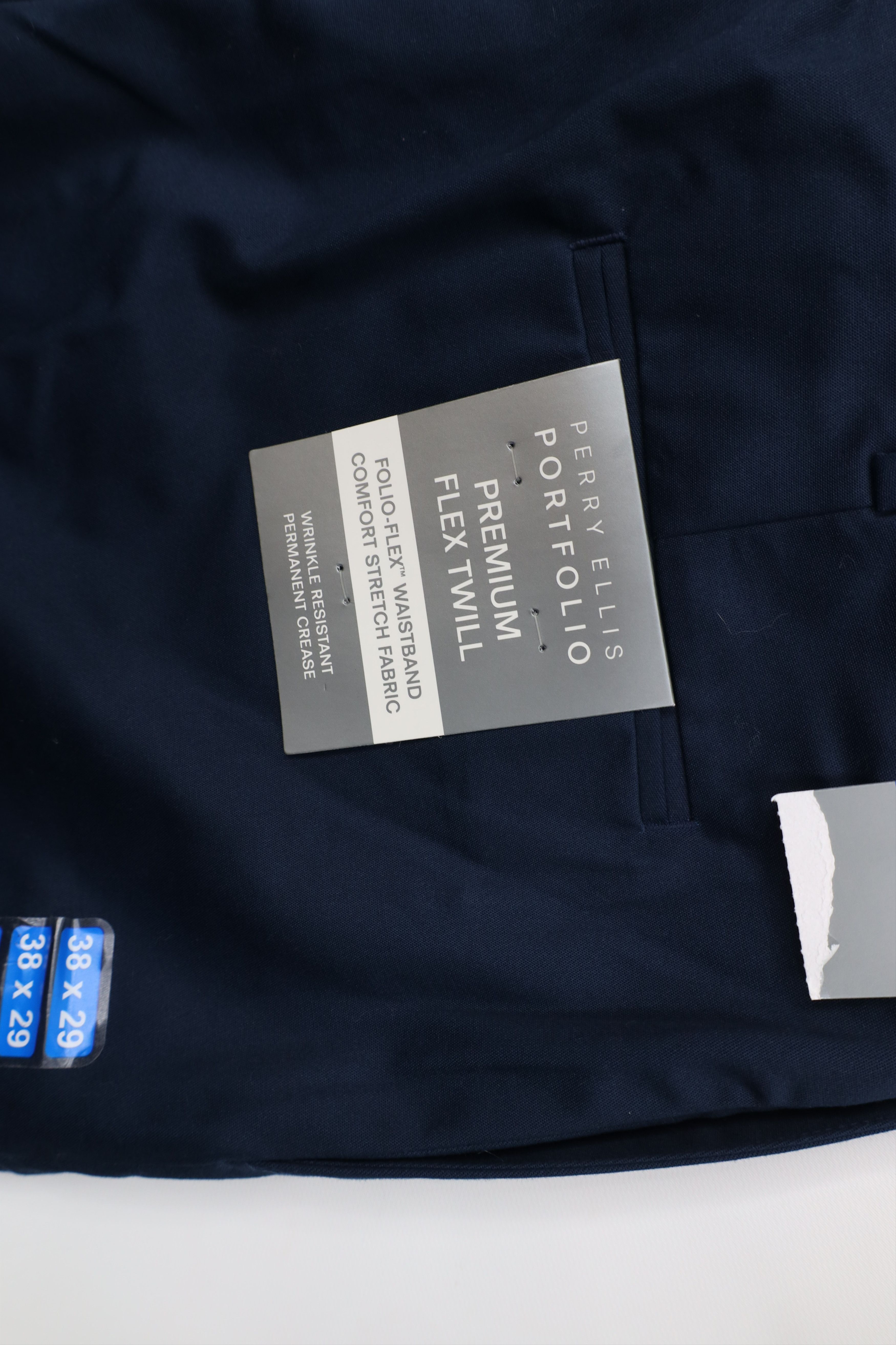 Perry Ellis Deadstock Vintage Y2K Perry Ellis Wide Leg Chino Pants Blue Size US 38 / EU 54 - 13 Thumbnail