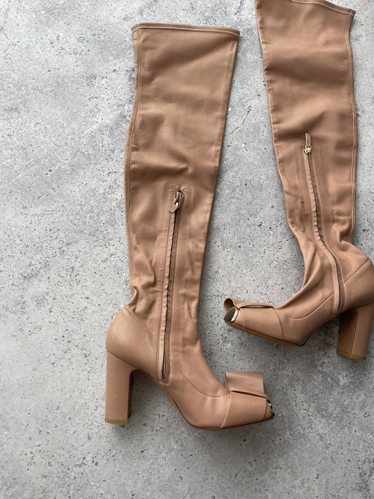 Valentino Valentino Garavani Thigh High Heels Over The Knee boots Size US 10 / IT 40 - 14 Thumbnail