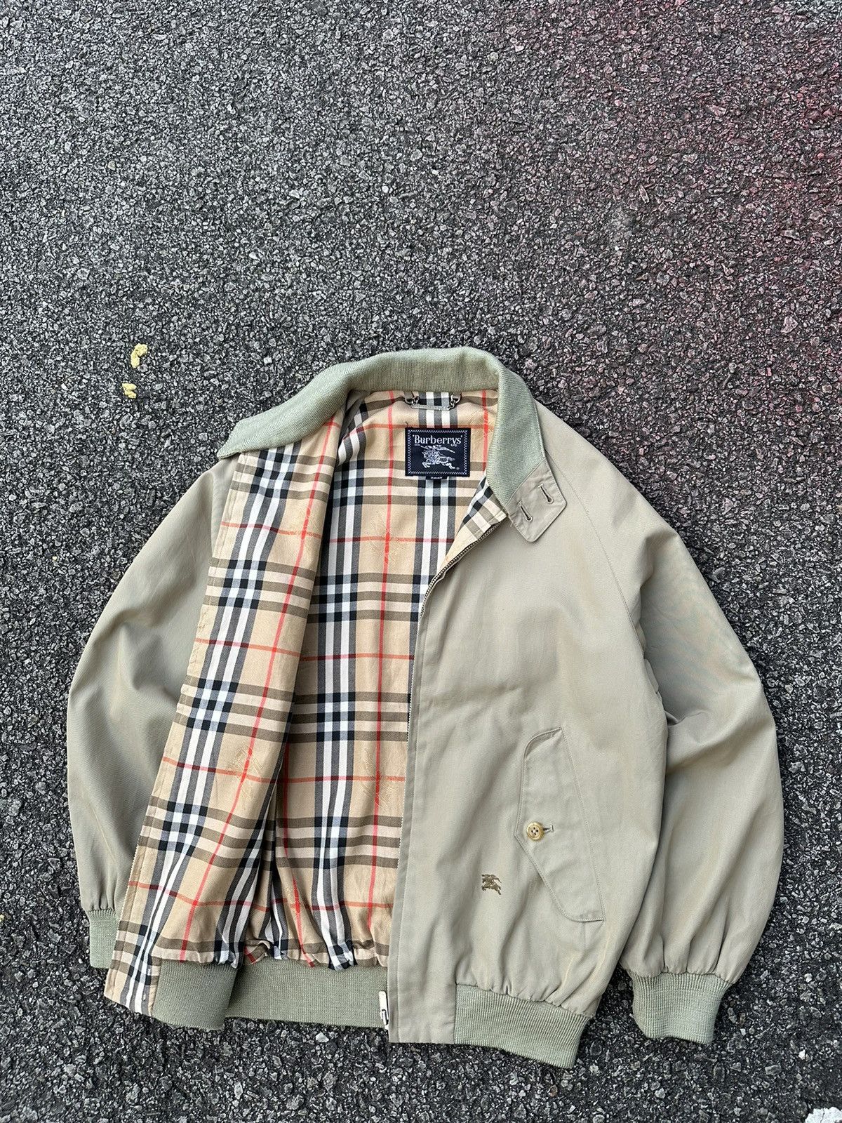 Burberry 👹Vintage Burberrys Prorsum Novacheck Lined Bomber Jacket Size US S / EU 44-46 / 1 - 3 Thumbnail