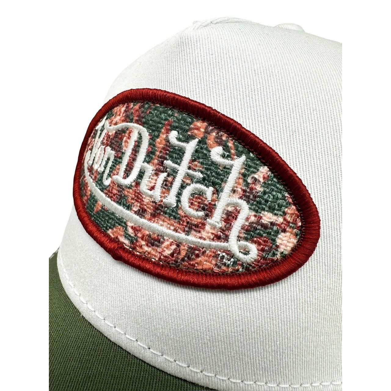 Von Dutch Von Dutch Trucker Hat White Green Floral Snapback Cap Size ONE SIZE - 3 Thumbnail