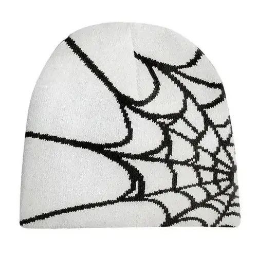 Other Spider Web Graphic Beanie Hat Black Vintage y2k Size ONE SIZE - 4 Thumbnail