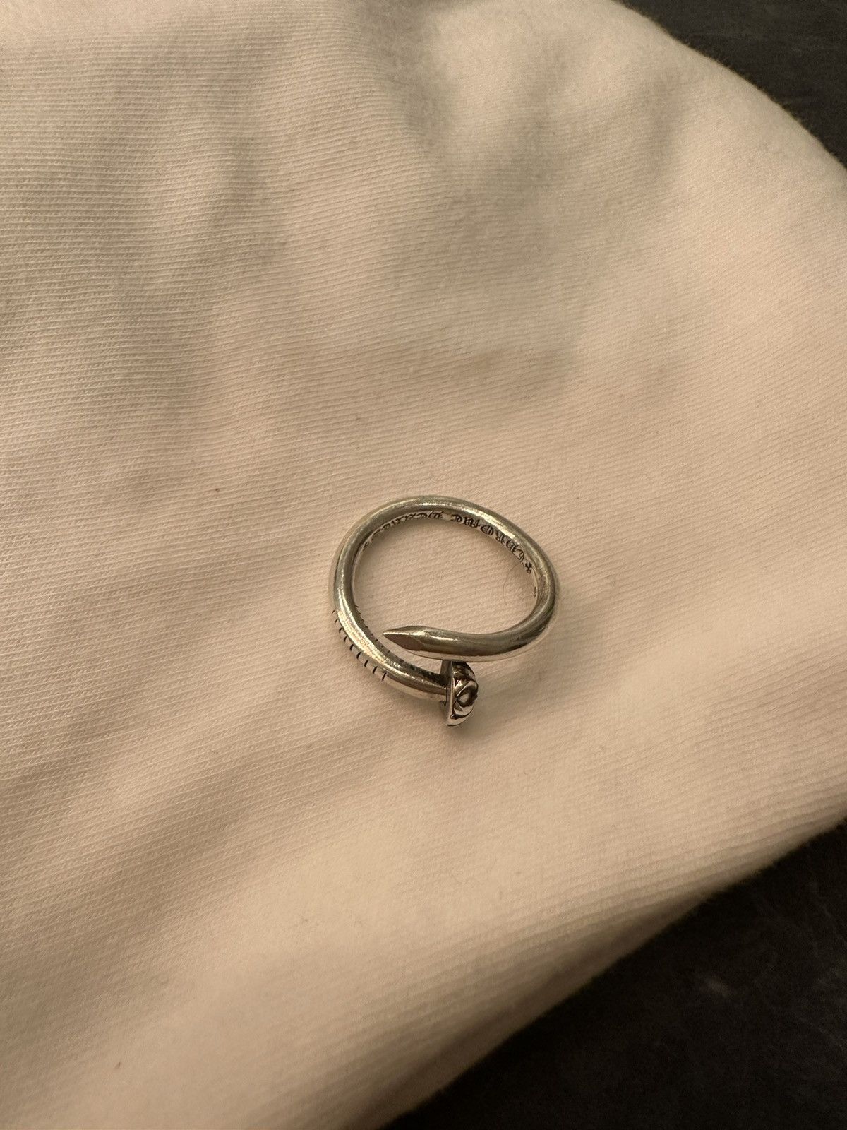 CHROME HEARTS NAIL RING