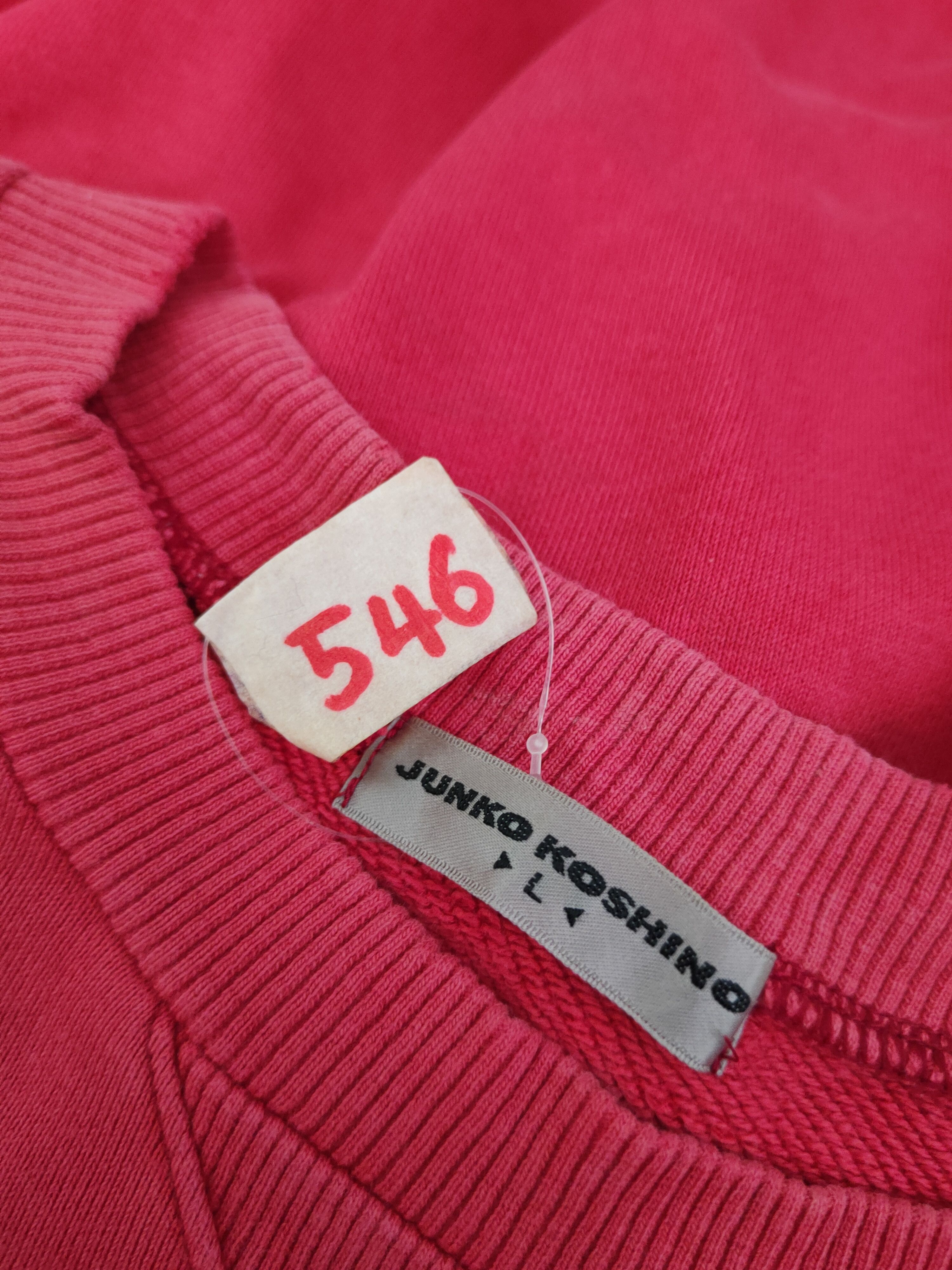 Mr. Junko DL Junko Koshino japan vintage Red Sweatshirts #546 Size US L / EU 52-54 / 3 - 11 Thumbnail