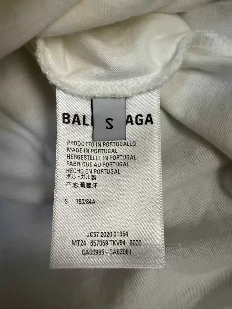 Balenciaga Balenciaga Letter Pattern Printed Fake Two-Piece Short Sle Size US S / EU 44-46 / 1 - 4 Thumbnail