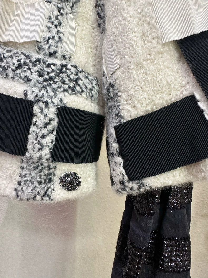 Chanel Chanel 16K chair series black and white fur coat Size XS / US 0-2 / IT 36-38 - 5 Thumbnail