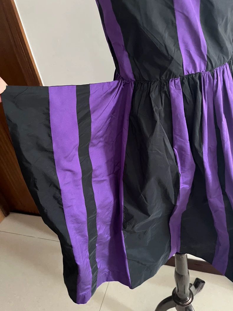 Vivienne Westwood Vivienne Westwood Purple and black single-shoulder punk dr Size XS / US 0-2 / IT 36-38 - 3 Thumbnail