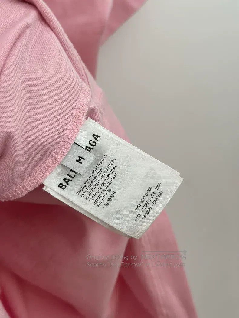 Balenciaga Balenciaga Crew pink round neck short-sleeve Size US M / EU 48-50 / 2 - 4 Thumbnail