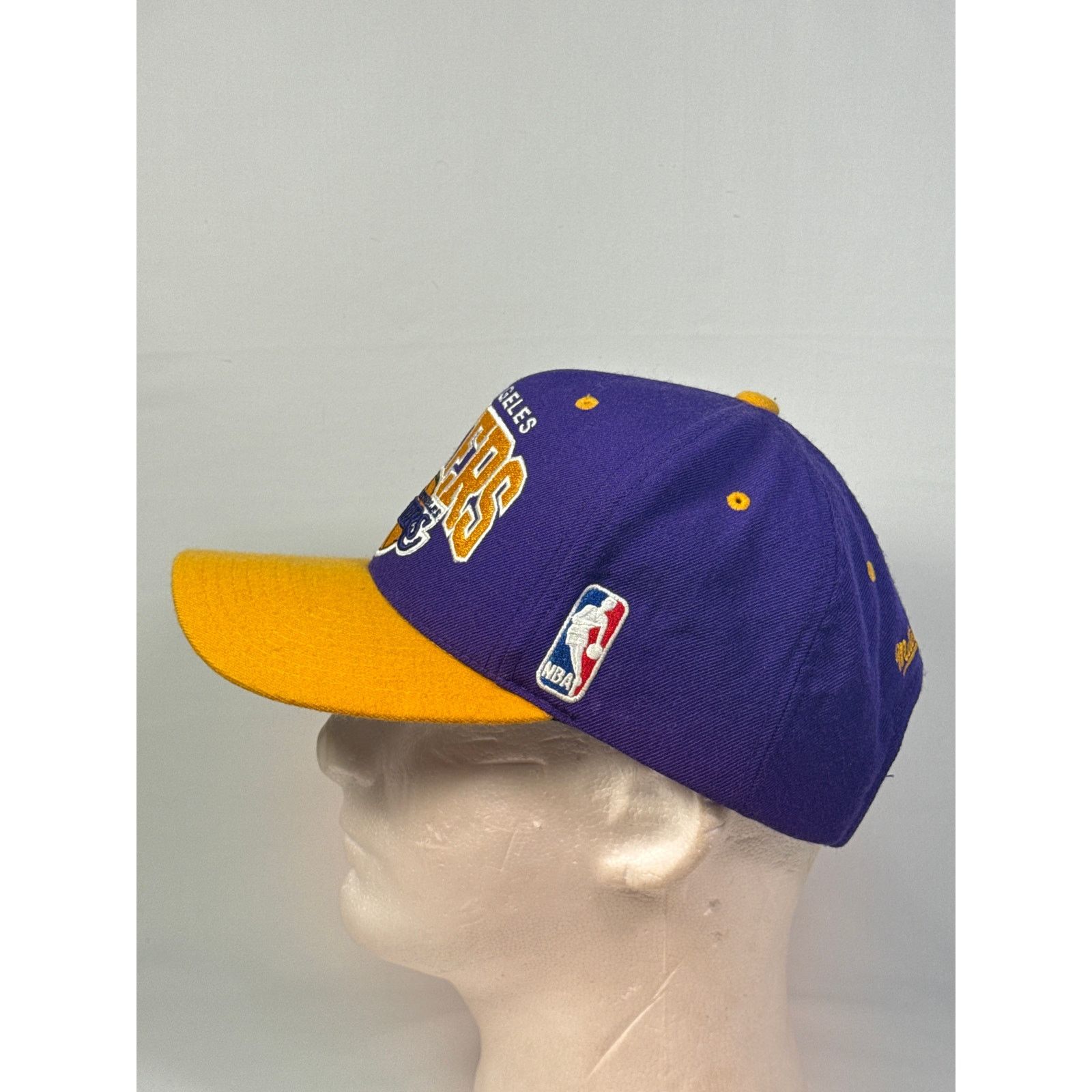 Mitchell & Ness Mitchell & Ness Hardwood Classics LA Lakers Snapback Hat Size ONE SIZE - 3 Thumbnail