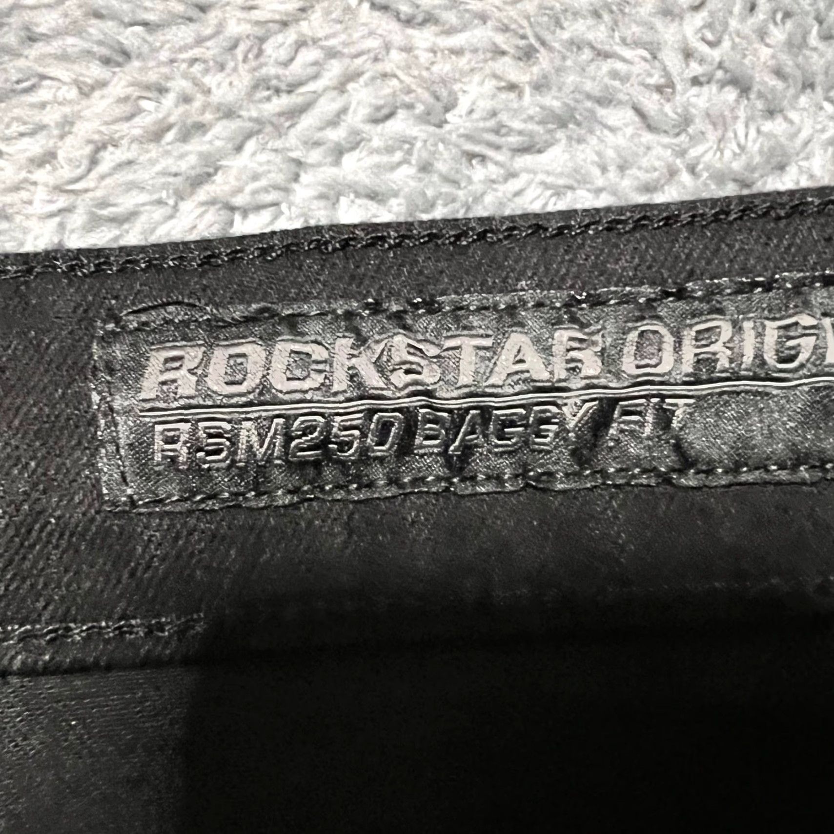 Vintage Rockstar Denim Men Cargo Jeans Black 38 x34.5 Baggy Regular Inseam 34 RSM Mahesh Size US 38 / EU 54 - 7 Thumbnail
