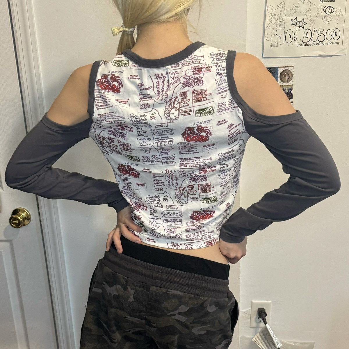 Heaven by Marc Jacobs Heaven by Marc Jacobs Shoulderless Crop Top Size M / US 6-8 / IT 42-44 - 4 Thumbnail