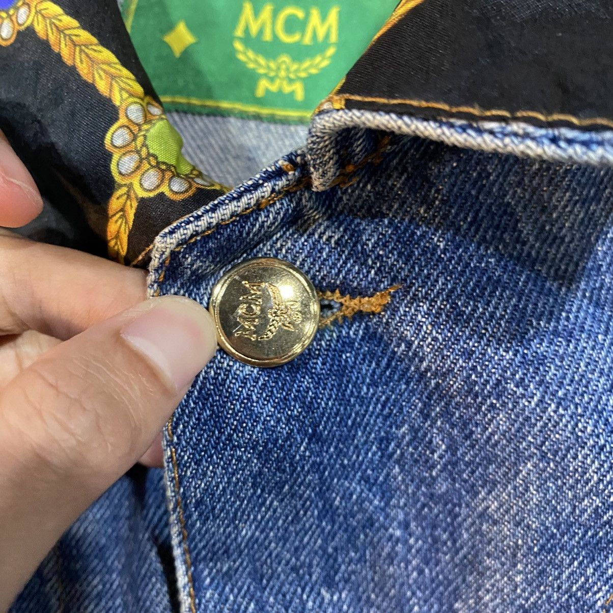 MCM × Vintage Vtg 90’s MCM denim jacket Size US S / EU 44-46 / 1 - 16 Thumbnail
