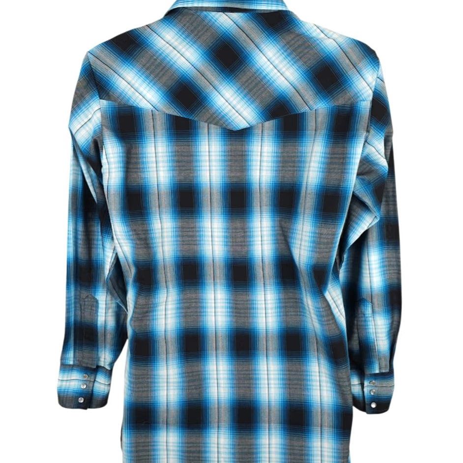Vintage Ely Cattleman Western Shirt Mens Small Blue Cowboy Pearl Snap Shadow Plaid Shirt Mens Small Blue Cowboy Pearl Snap Shadow Plaid Size US S / EU 44-46 / 1 - 5 Thumbnail