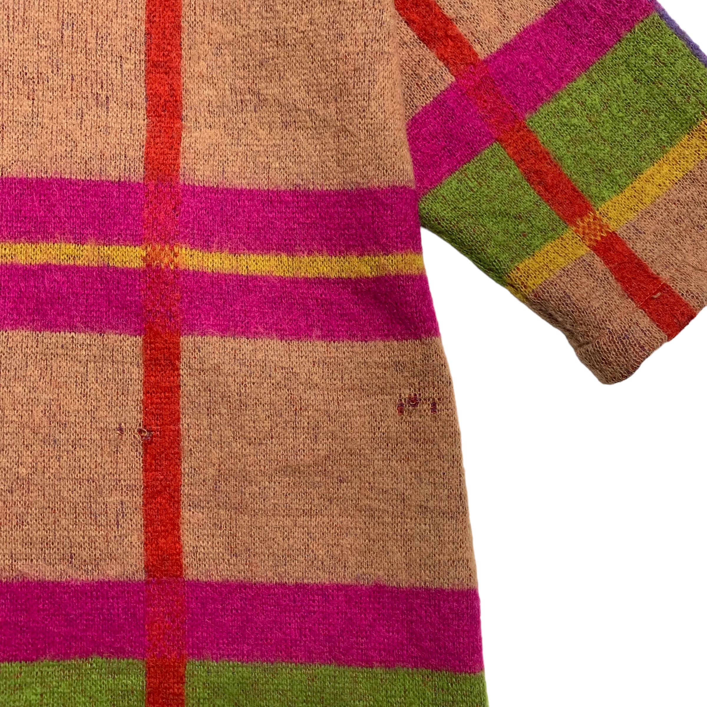 Lancel Lancel Paris Multicolor Tartan Double Breast Wool Coat Size M / US 6-8 / IT 42-44 - 9 Thumbnail