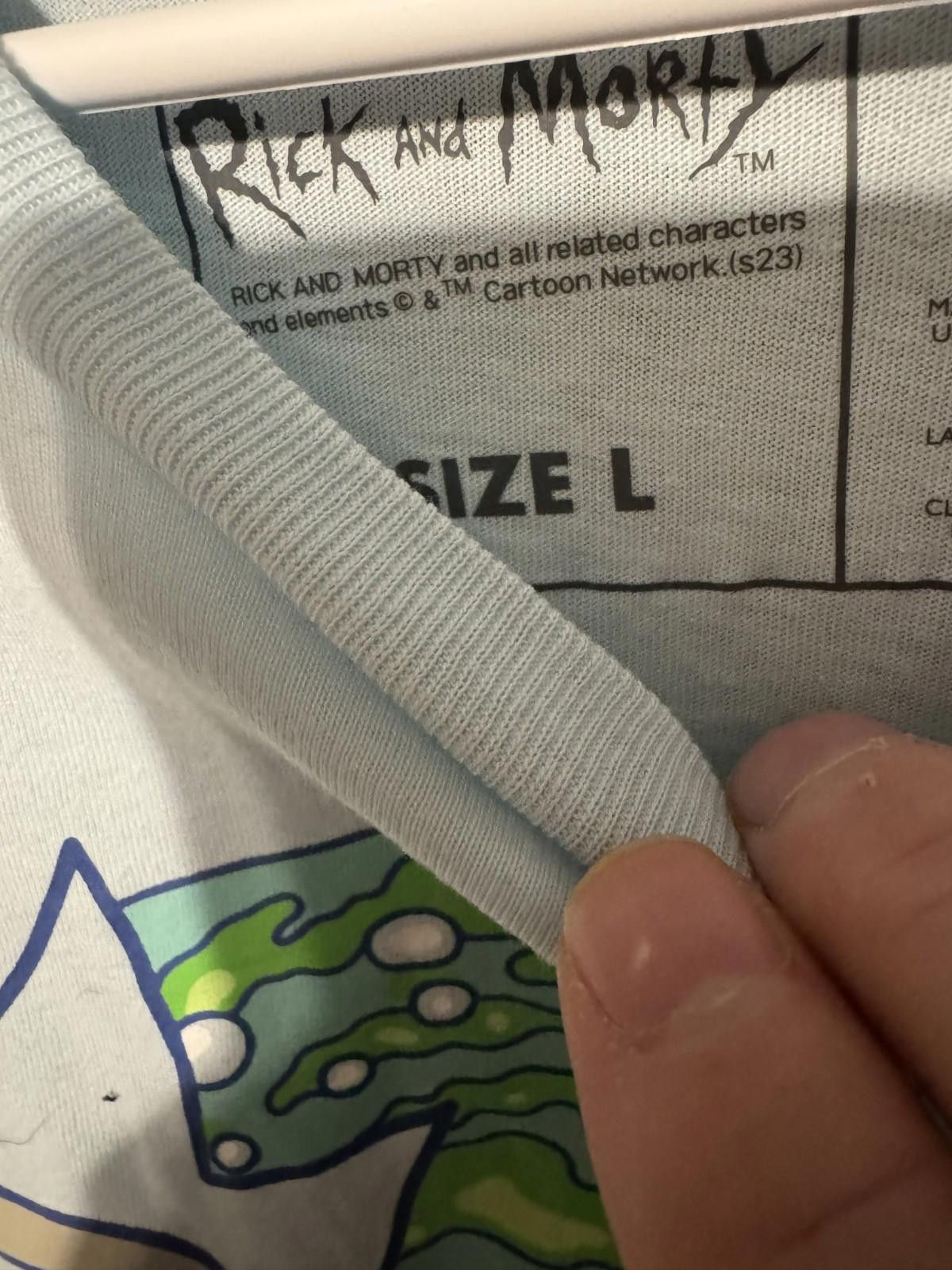Other Rick and Morty Logo T Shirt Men's Size L Blue Size US L / EU 52-54 / 3 - 4 Thumbnail