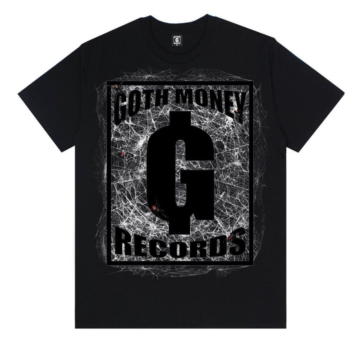 Other Goth Money Record Spider Web Logo Tee- Black Size US S / EU 44-46 / 1 - 1 Thumbnail