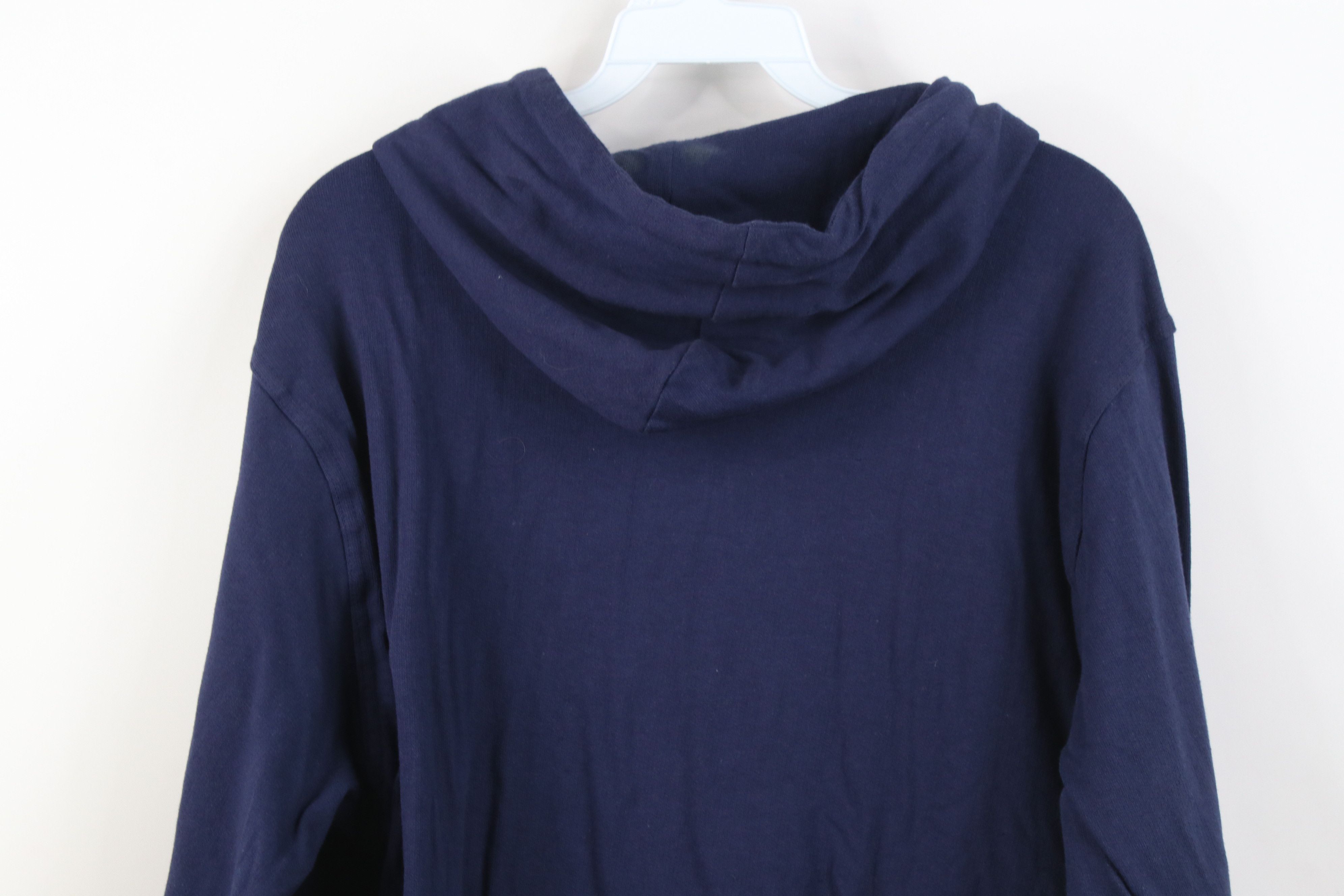 Vintage Vintage 90s Streetwear Thermal Waffle Knit Lined Zip Hoodie Size L / US 10 / IT 46 - 13 Thumbnail