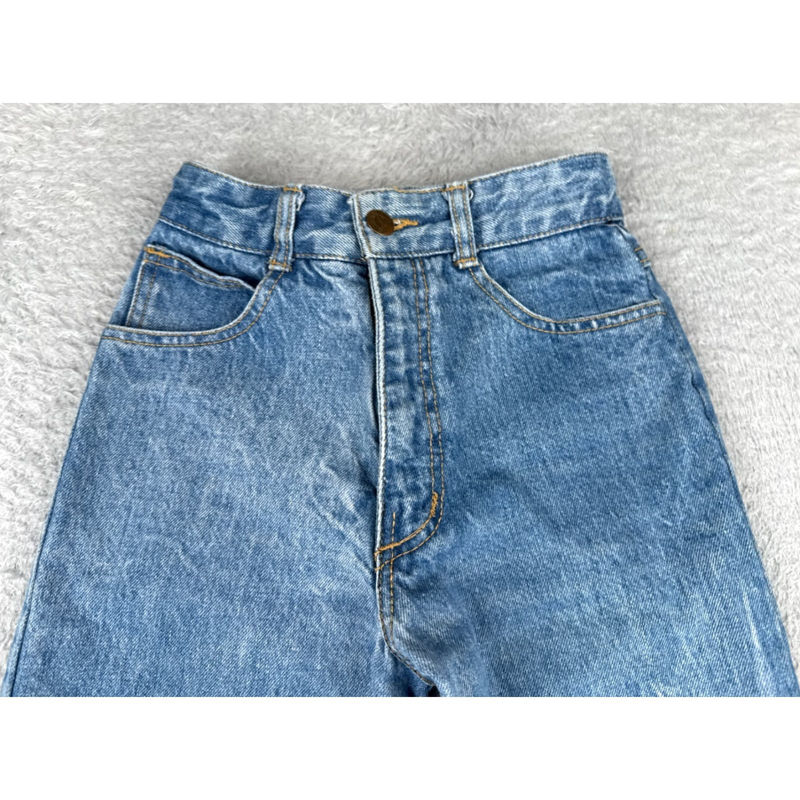 Guess VINTAGE GUESS Jeans Womens 20 Blue Denim Skinny Zip Ankle Mid Rise 20x26 Cotton Size 42" / US 20 - 4 Thumbnail