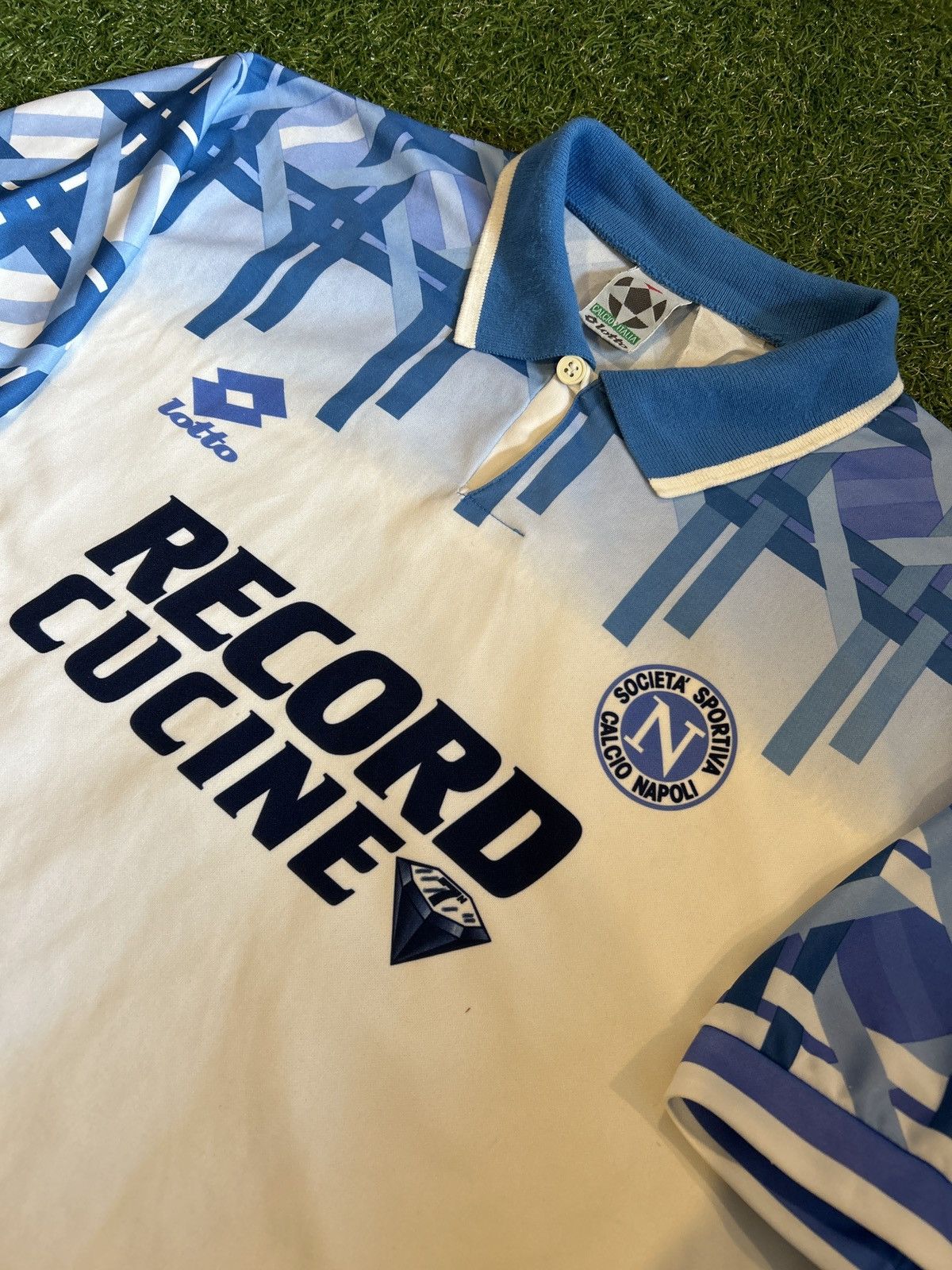 Lotto Sport × Vintage 94/95 SSC Napoli Away Shirt Size US L / EU 52-54 / 3 - 5 Thumbnail