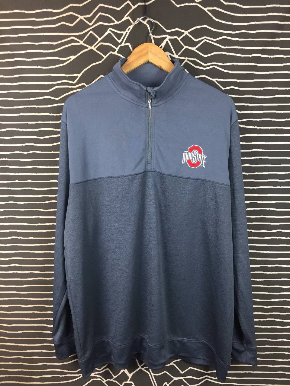 Champion Champion Ohio State Buckeyes Quarter-Zip Pullover Jacket Size US XL / EU 56 / 4 - 1 Thumbnail