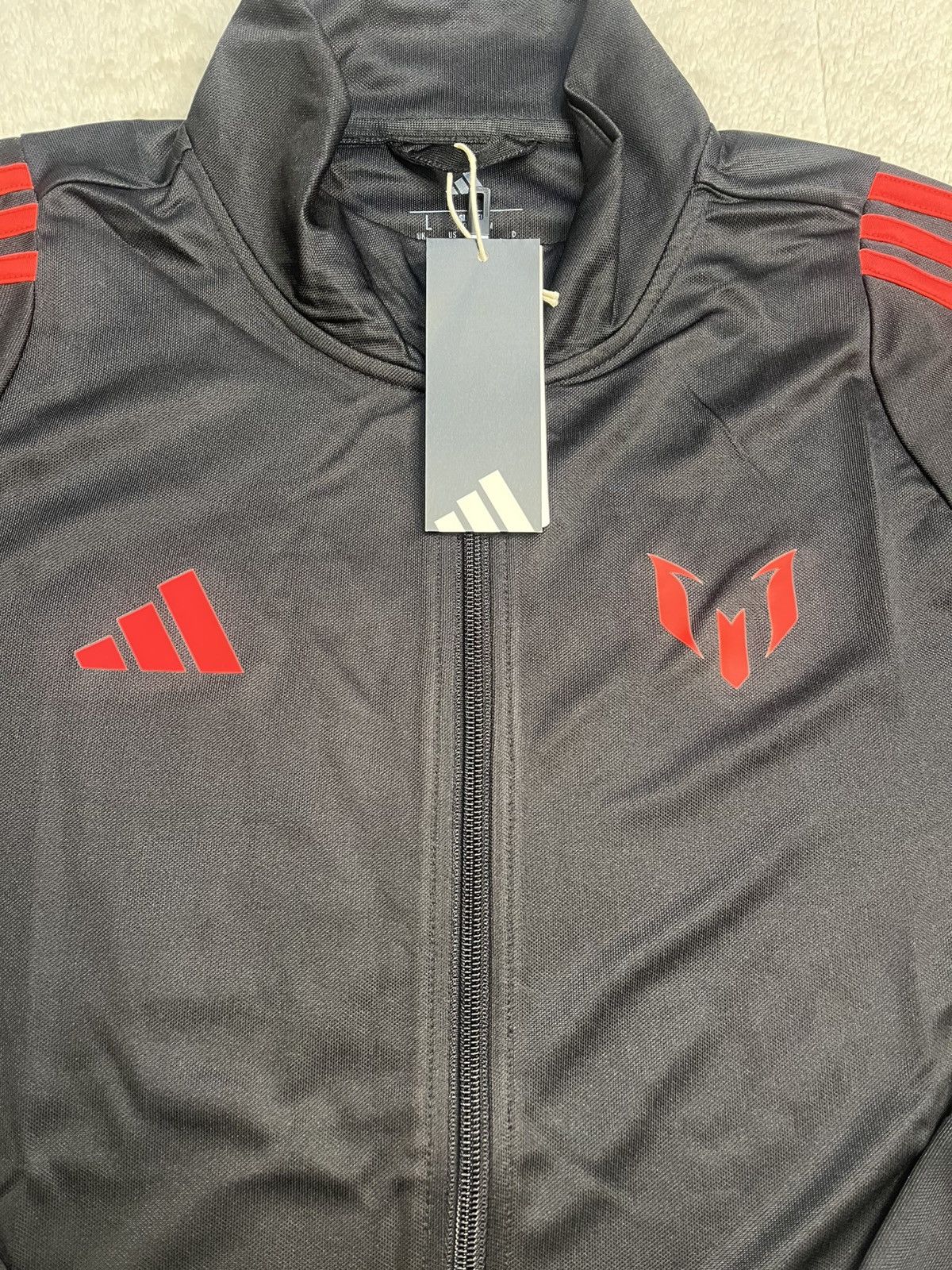 Adidas NWT New Adidas Lionel Messi Soccer Full Zip Track Jacket Size US L / EU 52-54 / 3 - 2 Thumbnail