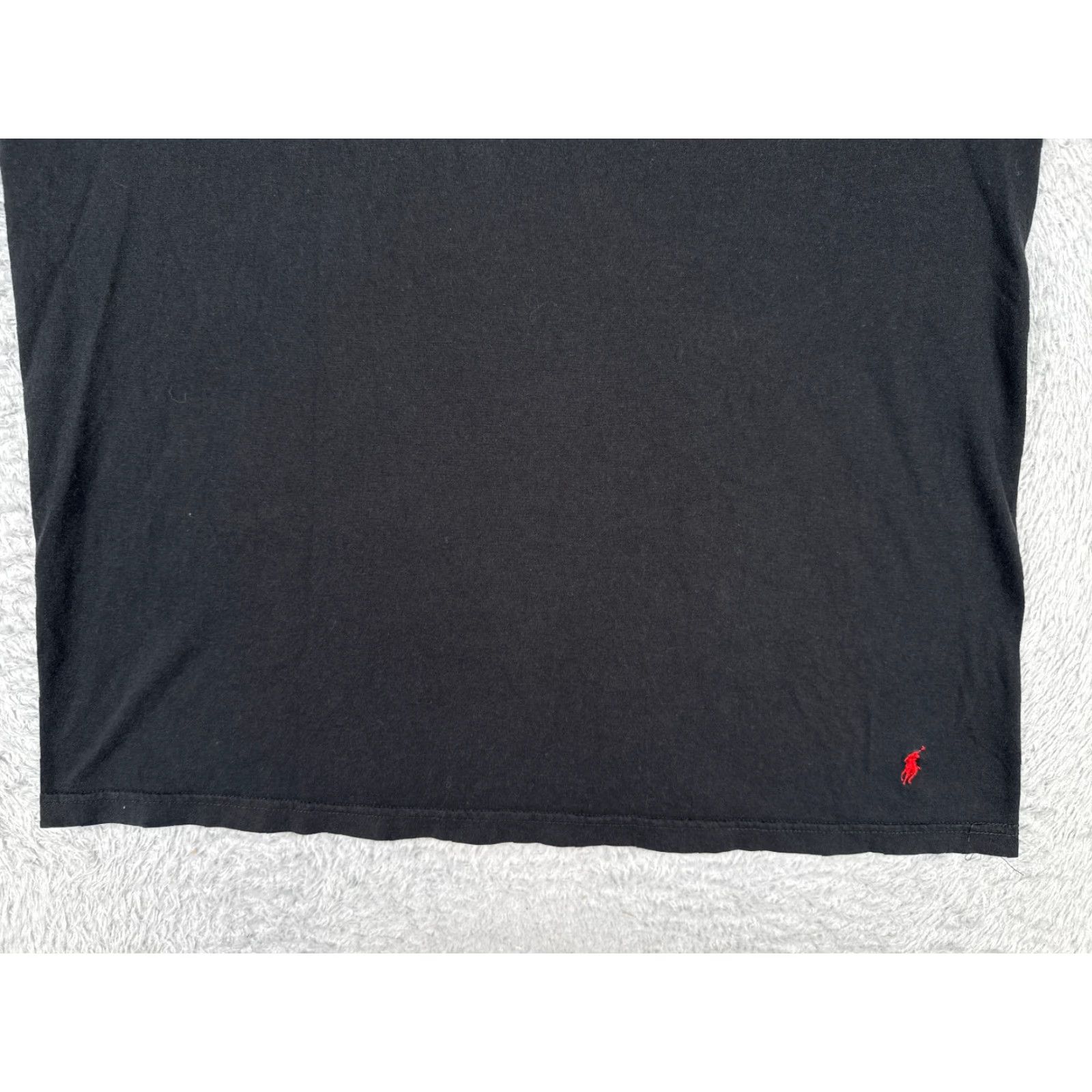 Ralph Lauren Ralph Lauren Black Shirt Men’s Large V-Neck Short Sleeve 100% Cotton Classic Sports Size US L / EU 52-54 / 3 - 5 Thumbnail