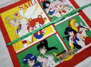 Anime RARE 1996 sailormoon vintage bandana handkerchief Size ONE SIZE - 8 Thumbnail