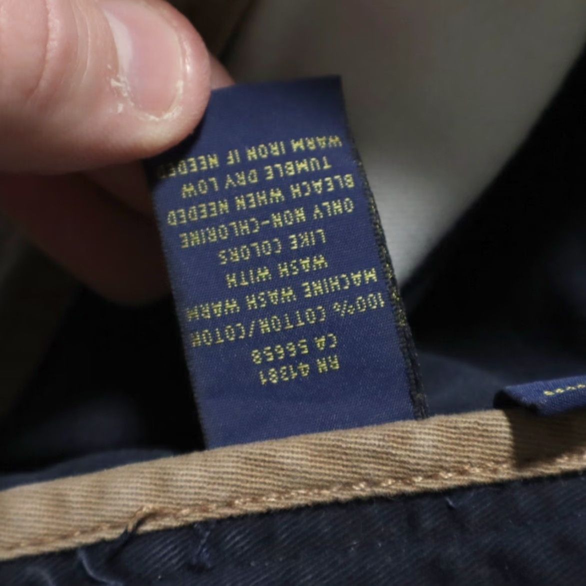 Polo Ralph Lauren Polo Ralph Lauren Cotton Canvas Cargo Shorts Navy Blue Men's 35 Size US S / EU 44-46 / 1 - 7 Thumbnail
