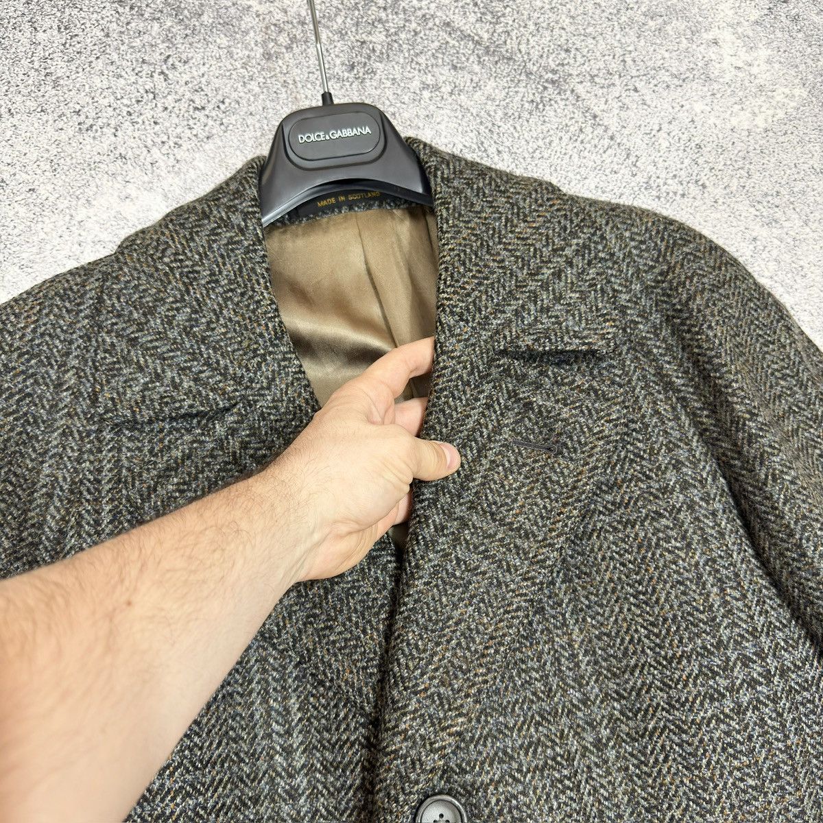 Handmade × Vintage Vintage Tailored Pure New Wool Coat Size M-L (50) Size US M / EU 48-50 / 2 - 8 Thumbnail
