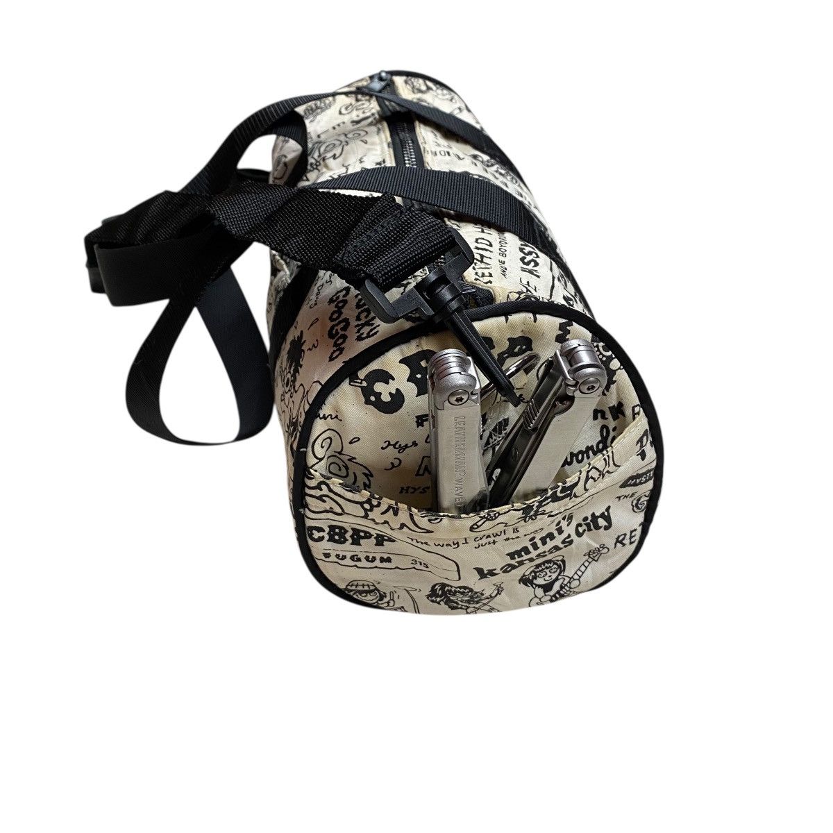 Hysteric Glamour Hysteric Glamour Matt NY PUNK Allover Duffle Sling Bag Size ONE SIZE - 3 Thumbnail