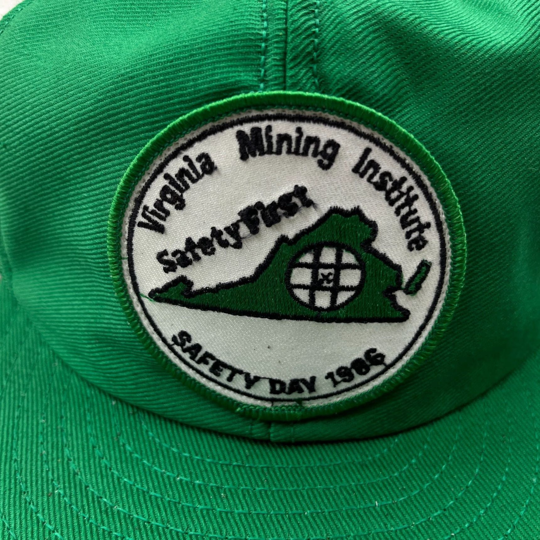 Coal Vintage Louisville MFG Trucker Hat Cap Snap Back Green Patch USA Coal Mining 80s Size ONE SIZE - 3 Thumbnail